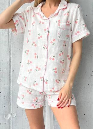 Пижама из натуральной ткани3 фото