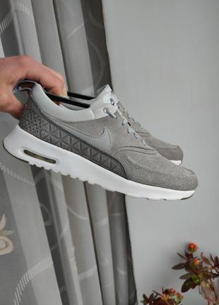 Кросівки nike air max thea premium leather matte silver w жіночі кросівки nike 39