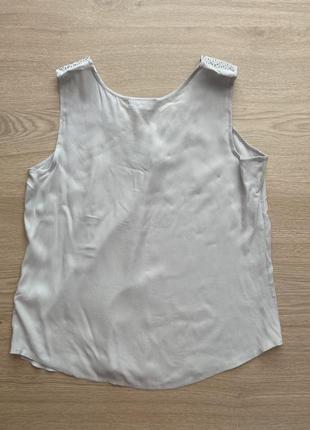 Блуза летняя без рукавов новая с бисером wallis4 фото