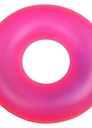 Детский надувной круг фиолетовый intex 59262 np. диаметром 91см, от 8 лет