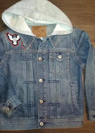 Фирменная оригинальная куртка guess, на мальчика 128-134