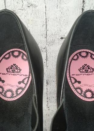 Стильные итальянские туфельки от fornarina,39р,нат.кожа6 фото