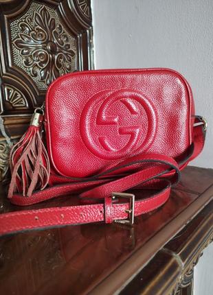 Okulary przeciws oneczne marki jeans gucci z wzorzyst oprawk i gradientowymi jeans gucci soho disco 5999