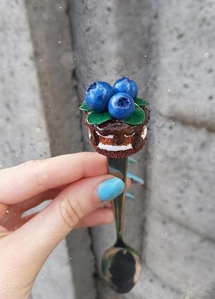 Чудова ложка handmade з полімерної глини