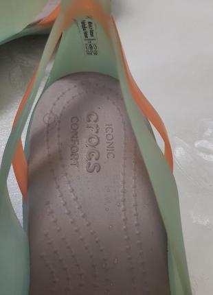 Нежные брендовые балетки сандалии crocs оригинал w89 фото