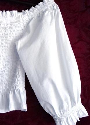 100% хлопок белая облегающая укороченная блузка с вышивкой кроп топ блуза с эмитацией карсета топ блузка8 фото
