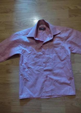Сорочка рубашка рожева зріст 116