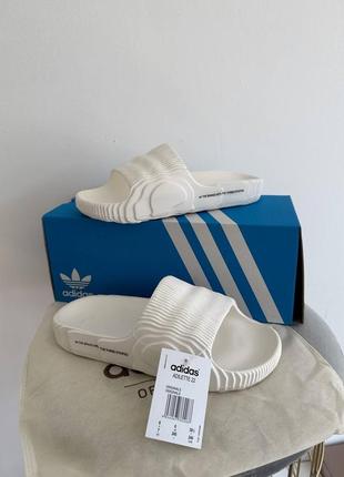 Тапки adidas adilette slide white