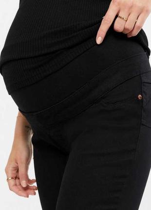 Длинные шорты для беременных вагітних new look3 фото