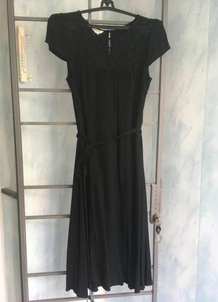 Платье чёрное