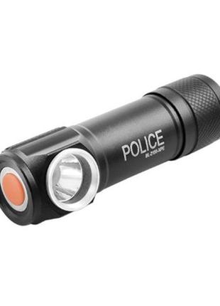 Налобний ліхтар police bl-2155-xpe + вбудований акумулятор + usb
