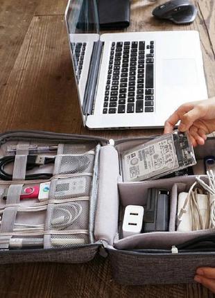 Портативний органайзер для кабелів та іншого3 фото