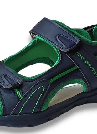 Открытые спортивные бососножки для мальчика сандалии 313 летняя обувь клиби clibee р.33,372 фото