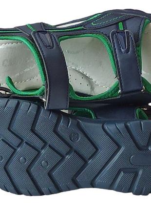 Открытые спортивные бососножки для мальчика сандалии 313 летняя обувь клиби clibee р.33,375 фото