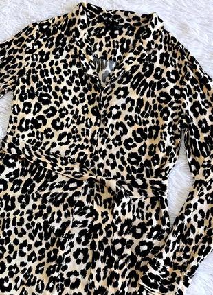 Платье topshop леопардовый принт