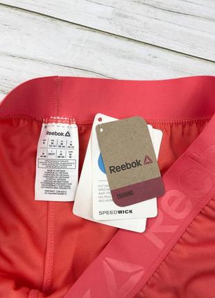 Спортивные шорты reebok кораллового цвета7 фото