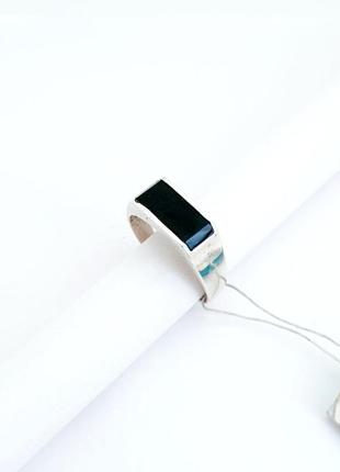 Серебряная мужская печатка перстень 22 размер