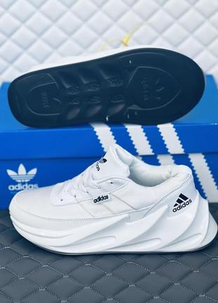 Adidas sharks all white кроссовки женские подростковые адидас шаркс белые10 фото