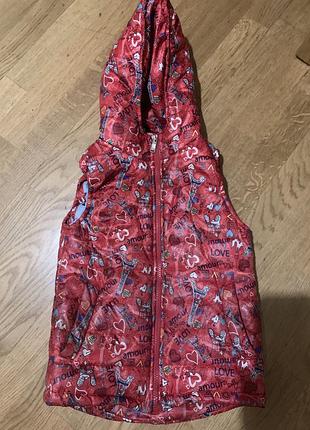 Детская жилетка на девочку