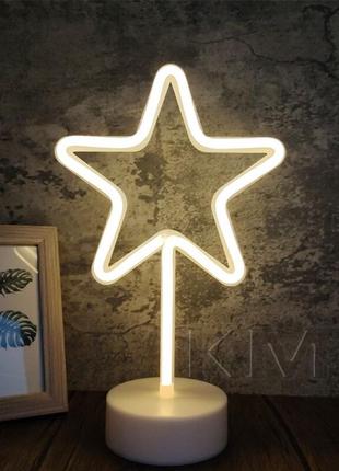 Ночной светильник neon lamp series   — star