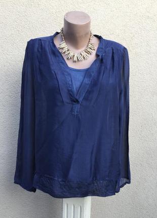 Шовкова блуза,сорочка,подовжена спинка,дизайнер,anna justper,оригінал,італія9 фото