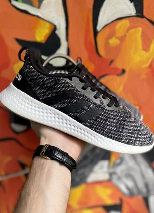 Adidas кроссовки 41-42 размер чёрные оригинал хорошие