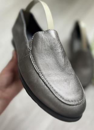 Кожаные туфли мокасины clark’s6 фото