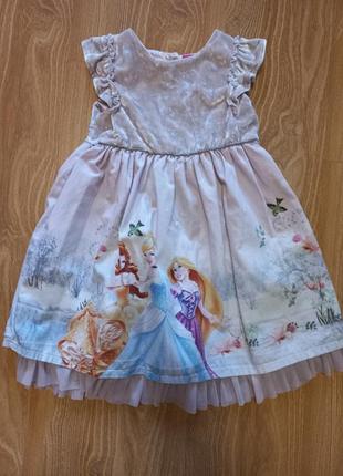 Платье с принцессами 2-3года1 фото