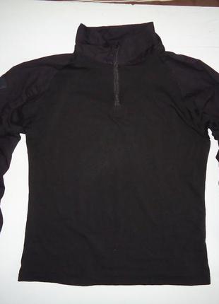 Рубашка тактическая ubacs combat shirt black убакс черный (xl-2xl)