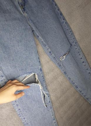 Розпродаж❗️стильні якісні щільні рвані джинси3 фото