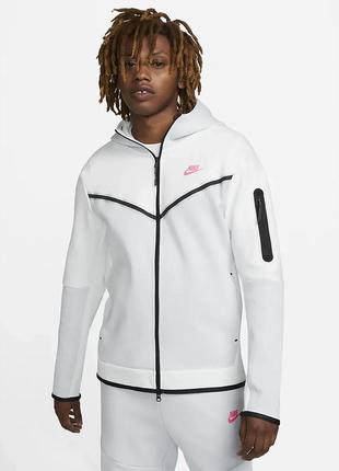 Толстовка мужская nike sportswear tech fleece full-zip hoodie (арт. dv0537-121)2 фото