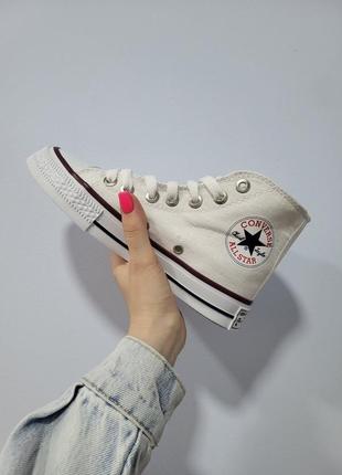 Кроссовки конверс converse all star white