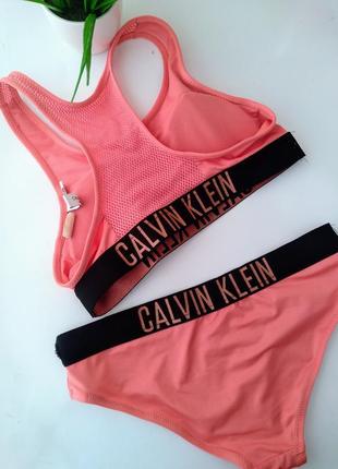 Купальник calvin klein xs 70a 70b 70 c спортивный топ трусики комплект белья5 фото