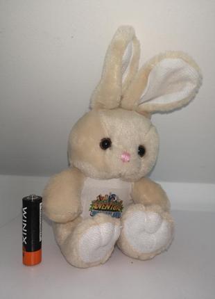 Мягкая игрушка зайчик из алиса в стране чудес зайка заяц мягкий плюшевый маленький зайчик зайчонок зайчонок1 фото