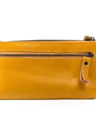 Женская кожаная косметичка кошелек кожаный