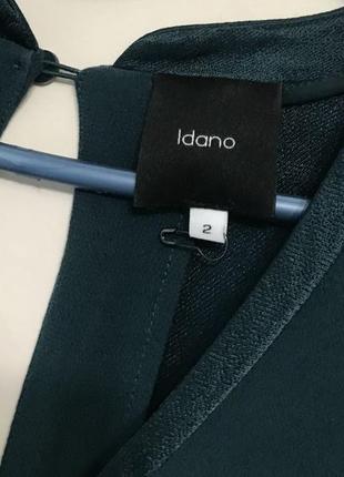 Крутий брючний комбінезон idano франція бірюзовий сатинові деталі8 фото