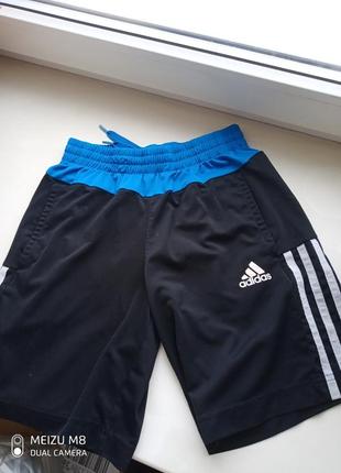 (686) спортивные шорты adidas для мальчика 9/10 лет3 фото