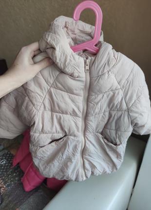Куртка zara для девочки 2-3 года (98)1 фото
