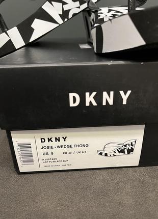Вьетнамки dkny josie k4878965 40 р черные (603221292775)9 фото