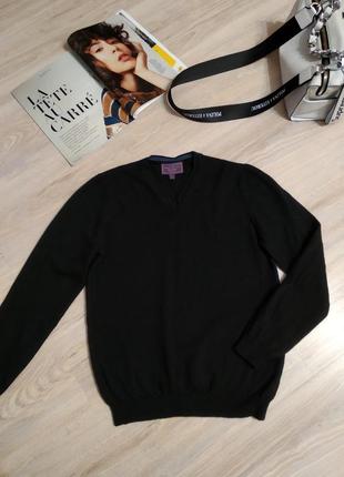 Крутой брэндовый стильный джемпер свитер пуловер из натуральной шерсти меринос5 фото