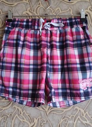 (483) суперские шортики в клетку yigga для девочки 12 лет