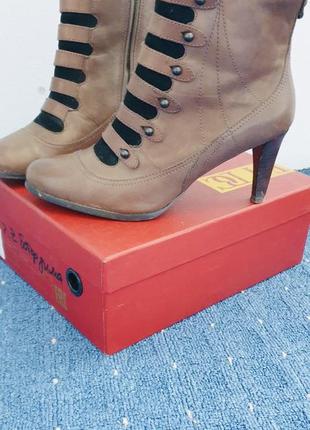 Ботинки кожа