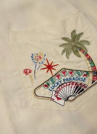 Bamboo cay lucky paradays vintage hawaiian shirt  чоловіча сорочка гавайка8 фото