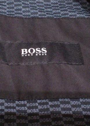 Тренч мужской черный хьюго босс плащ чоловічий чорний пальто🧥trench coat hugo boss р.xl🇩🇪🇨🇳6 фото