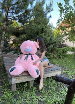 Плюшевий ведмедик вінні 130 рожевий