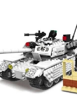 Конструктор военный танк 50019 (635 деталей)2 фото