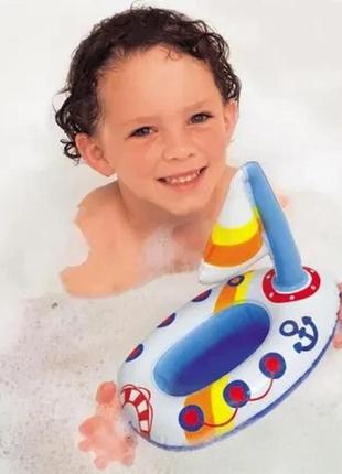 Надувная игрушка кораблик для купания весело купаться, intex (58590)