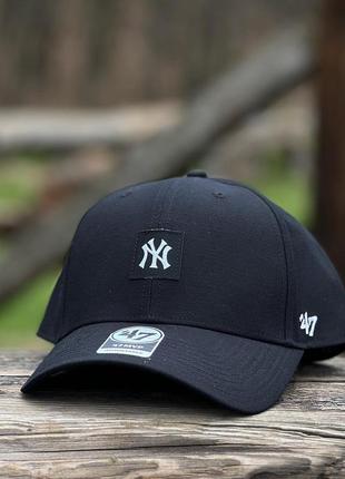 Оригинальная черная кепка 47 brand new york yankees compact