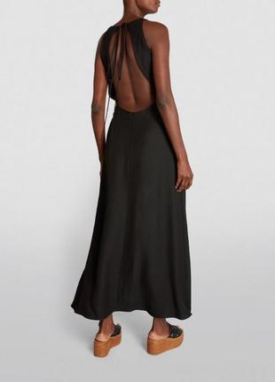 Дизайнерское черное вечернее платье с открытой спиной laundry by shelli segal10 фото