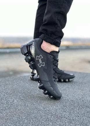 Under armour scorpio black, кросівки чоловічі чорні демісезонні, кросовки мужские весна осень андер чёрные3 фото